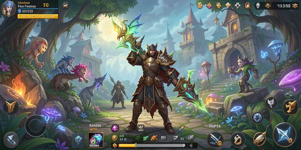 Tampilan gameplay menakjubkan di API33 dengan aksi pertarungan seru.