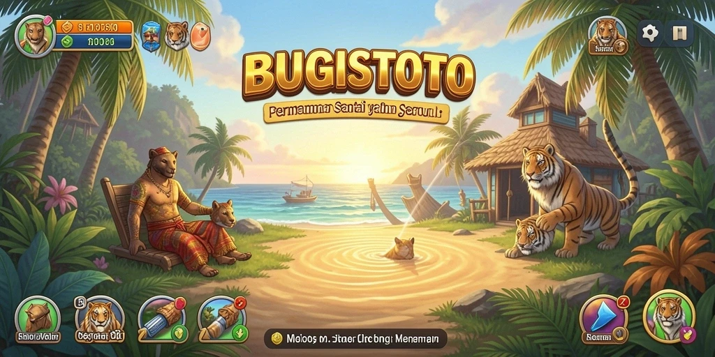 Tampilan gameplay seru dari BUGISTOTO yang menghibur.