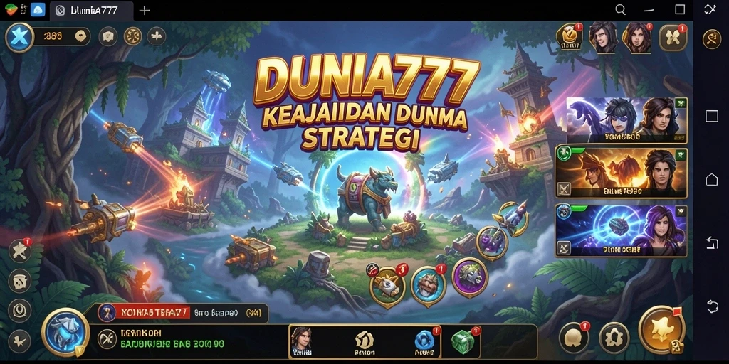 Tampilan menarik dari gameplay DUNIA777 yang penuh strategi.