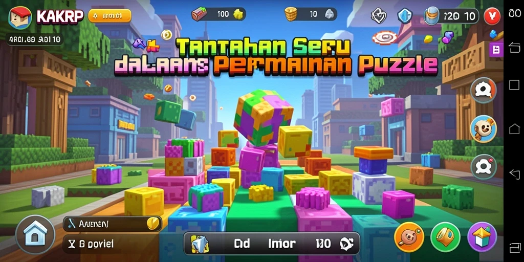 Tampilan gameplay KAKRP dengan puzzle menarik dan menantang.