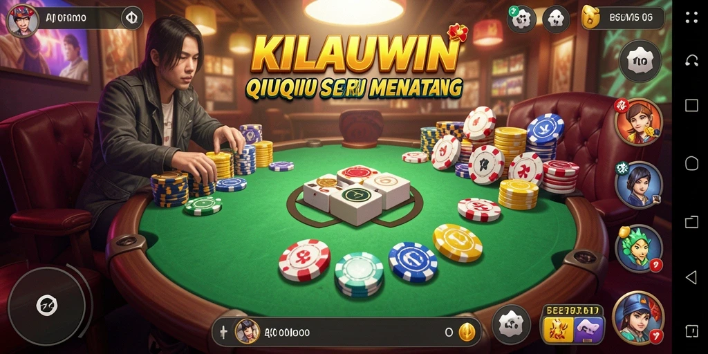 Tampilan gameplay QiuQiu yang mengasyikkan di KILAUWIN.