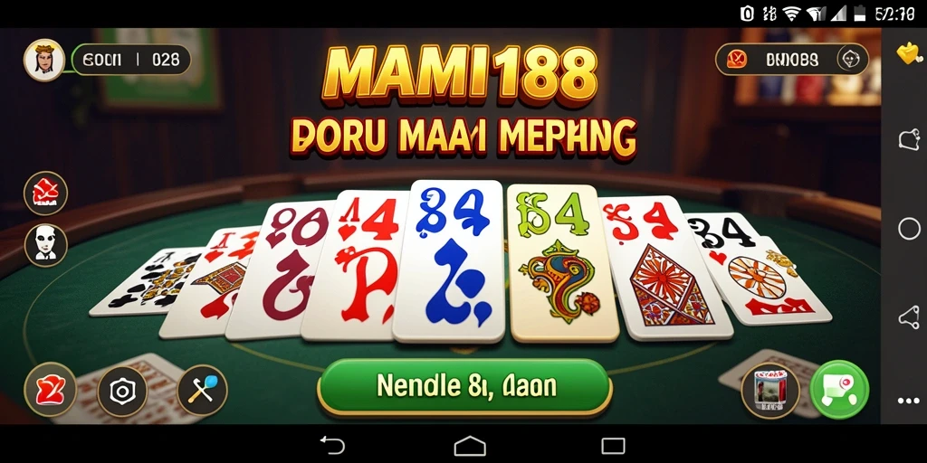 Tangkapan layar gameplay Domino yang menarik dan interaktif.