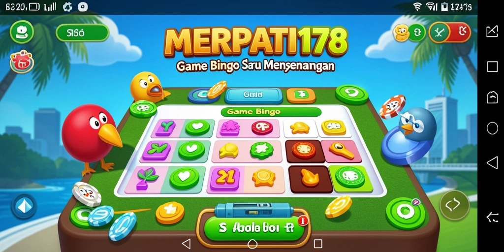 Tangkapan layar permainan MERPATI178 yang menampilkan aksi Bingo yang seru.