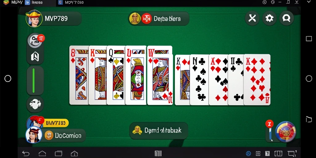 Tampilan permainan Domino yang seru dalam MVP789.