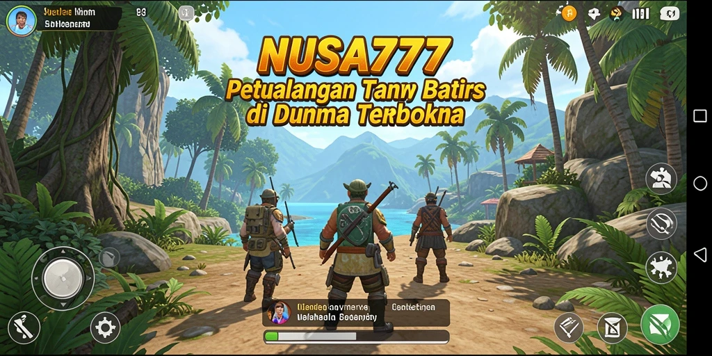 Tampilan gameplay NUSA777 yang menarik di dunia terbuka.