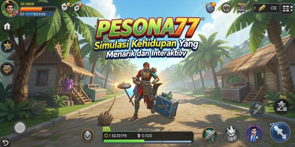 Tampilan gameplay PESONA77 yang interaktif dan mendebarkan.