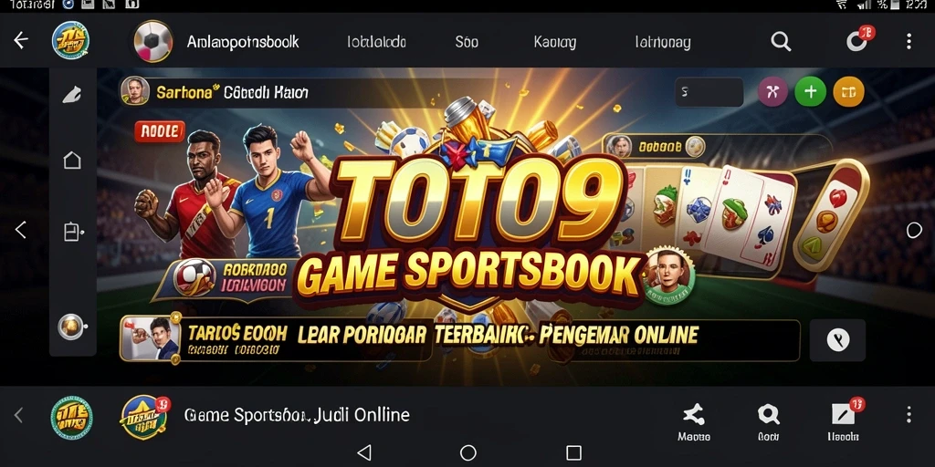 Tampilan menarik dari gameplay Sportsbook TOTO9 yang dinamis dan interaktif.